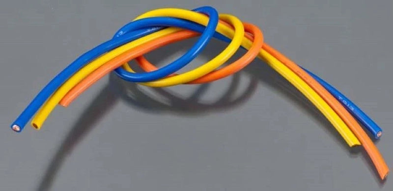 TQ Wire 13 Gauge Wire Kit 1' Yellow, Orange, and Blue TQ1304 Battery