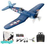 US Volantex F4U RC Plane 2.4G 4CH 500MM Brushless Motor Aerobatic Stunt RTF Toy