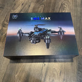 SMS MAX Max drone product box with illustrated quadcopter and obstacle sensors