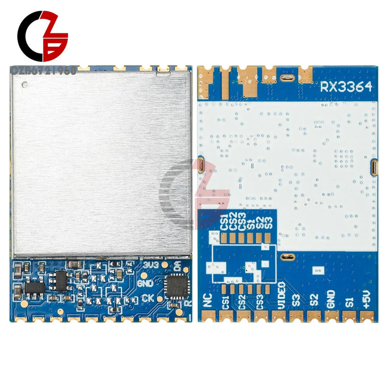RX3364 3.3G FPV Mapping Analog Wireless Audio/Video Transmission Receiver Module