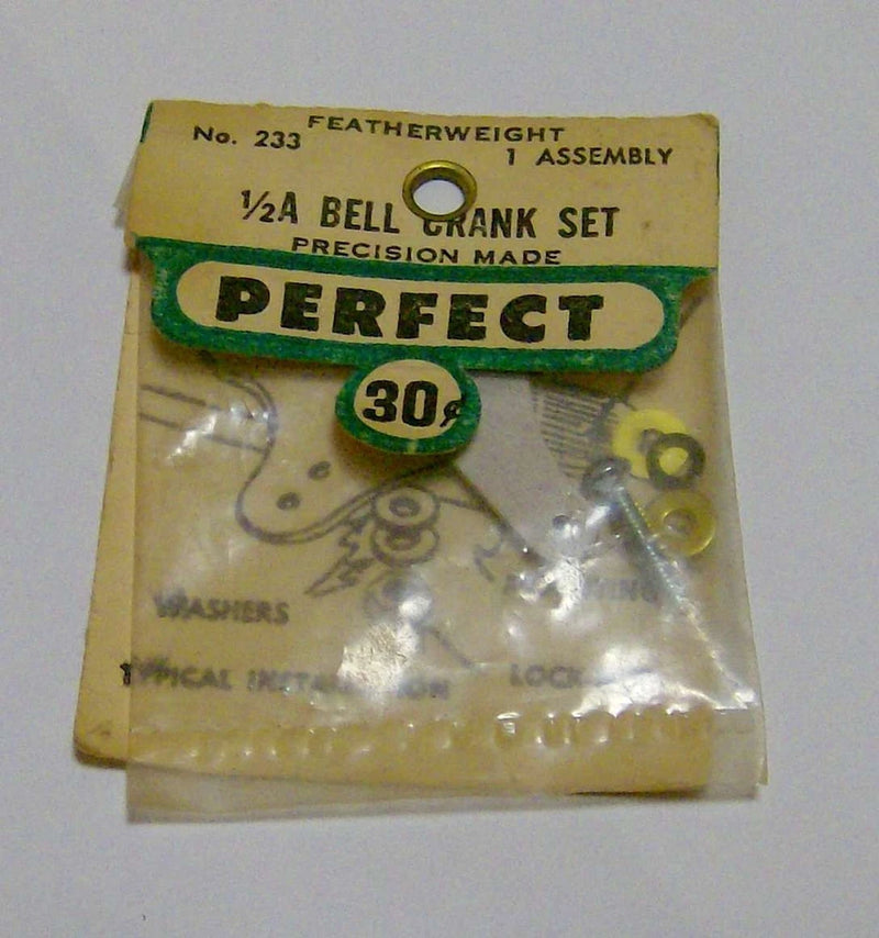 UNUSED NEW Perfect Model Airplane Co 1/2A Bell Crank Set #233 hobby supply plane