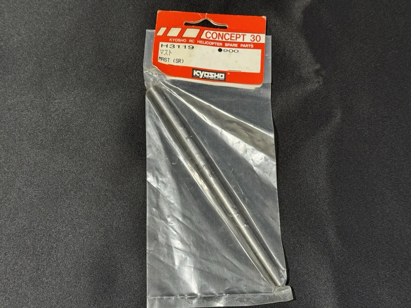 RC helicopter mainshaft (mast) replacement, silver rods in sealed retail bag