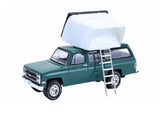 1990 Chevrolet Suburban - Green w/ Camper 1:64 Scale Model - Greenlight 38080E