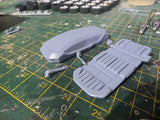 Scale Model 3d Resin Printed Roof box with adjustable bars Diecast