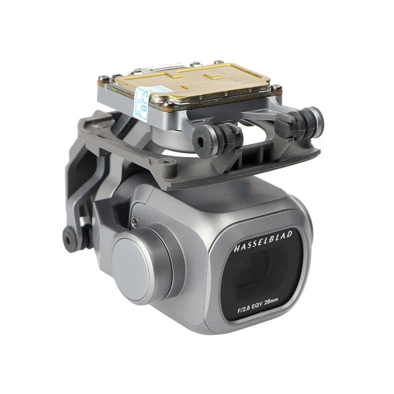 Hasselblad gimbal camera module with grey housing and front lens, drone parts