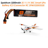 Spektrum 3200mAh 3S 11.1V 30C Smart LiPo Battery IC3 Connector RC SPMX32003S30 Battery
