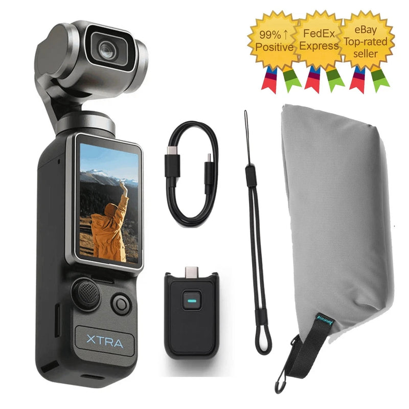 Xtra Muse Vlogging Camera ?C 4K/120fps, 1"CMOS, 3-Axis Gimbal Pocket Digital Camm