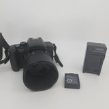 Panasonic LUMIX DMC-Fz20 4.9MP Digital Camera + Battery + Charger + Cap - Black