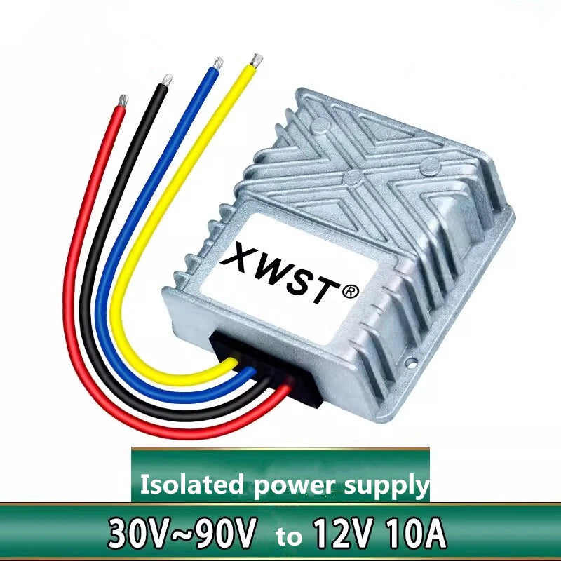 30V-90V To 12V 10A 120W DC-DC Isolated Power Converter Step-down Module
