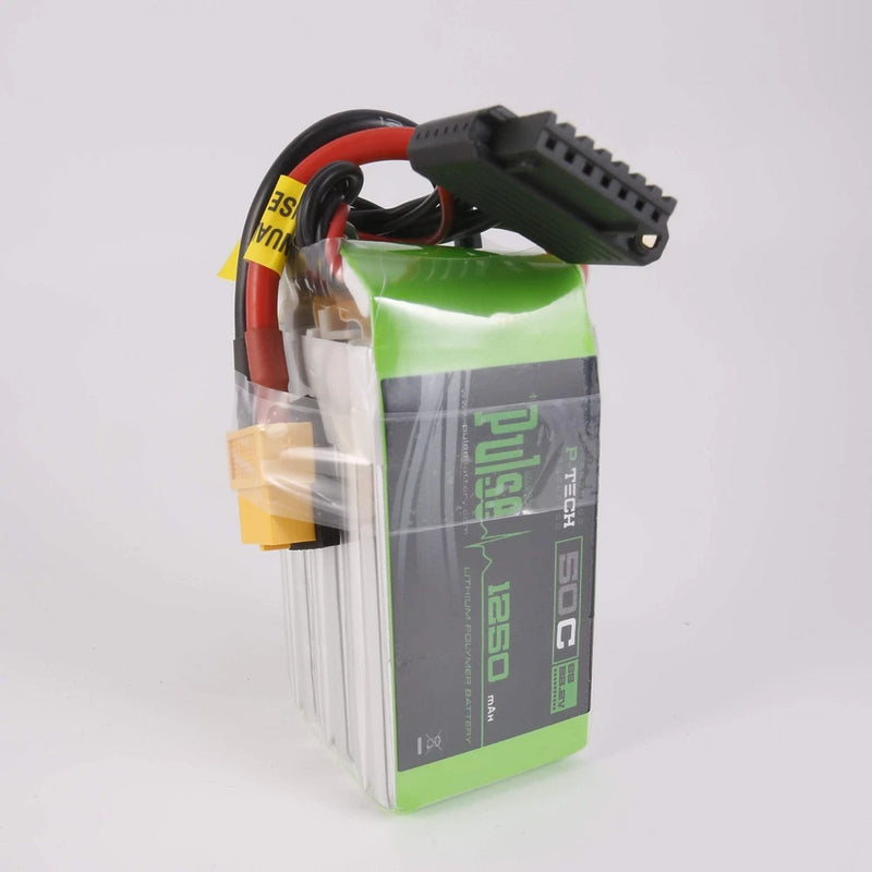 Pulse 1250mah 50C 22.2V 6S P-Tech Lipo Battery - XT60 Connector Battery