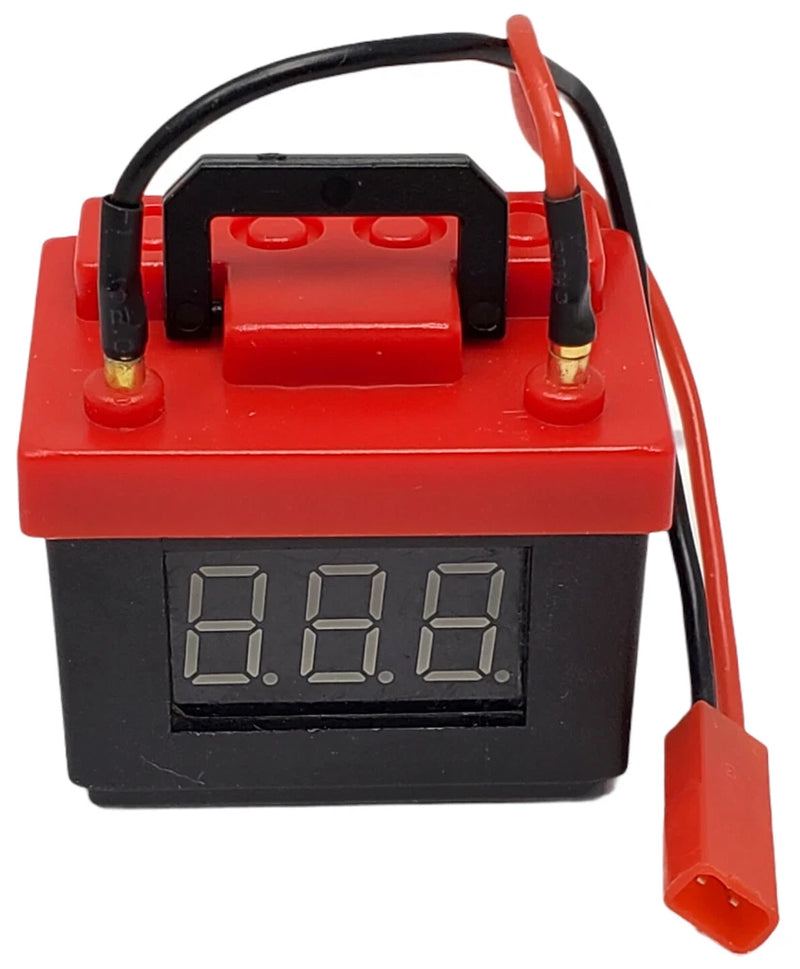 NHX RC Scale LiPo Battery Voltage Checker & Alarm with JST : Black Battery