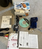Panasonic HX-WA2 14.0MP Underwater Digital Video Recorder Blue Tested Full Set