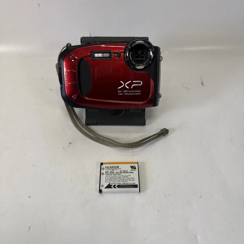 Fujifilm FinePix XP60 16.4MP Waterproof Red Digital Camera ONLY | TESTED