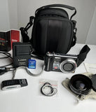 Panasonic Lumix Camera DMC-ZS1 Battery, Charger, Bag, Axer, READ* -WORKS SEE VID