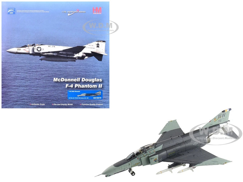 F-4G Phantom II USAF 1/72 model kit box by Hobby Master, HA19075