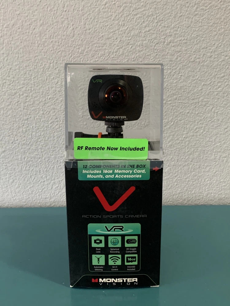 Monster Digital Monster Vision Sports 360 Action Sport Camera (CAMVR-0360-A)