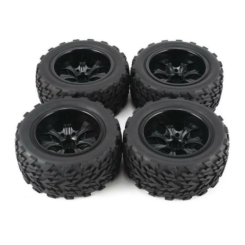 120mm Off-road Wheel Rim & Tires for 1/10 Monster Truck Racing RC Car 12mm Hex