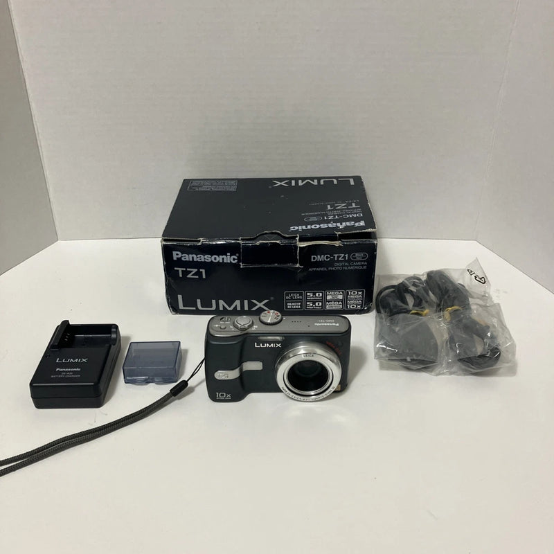 Panasonic Lumix DMC-TZ1 5.0MP Digital Camera **READ