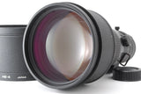 Nikon Nikkor 300mm F2.8 ED IF manual focus camera lens, front element close-up