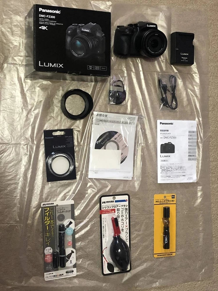 Panasonic LUMIX DMC-FZ300 Bridge Camera, 12.1MP, 4K Video, Used
