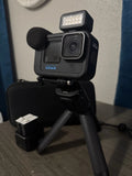 GoPro Hero 11 Black Camera with Gimbal And A Creator Mod And Light And Extras