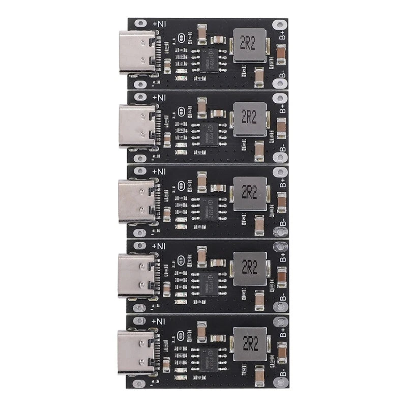 5Pcs Type C USB Polymer Ternary Lithium Battery Fast Charging Board Input8715