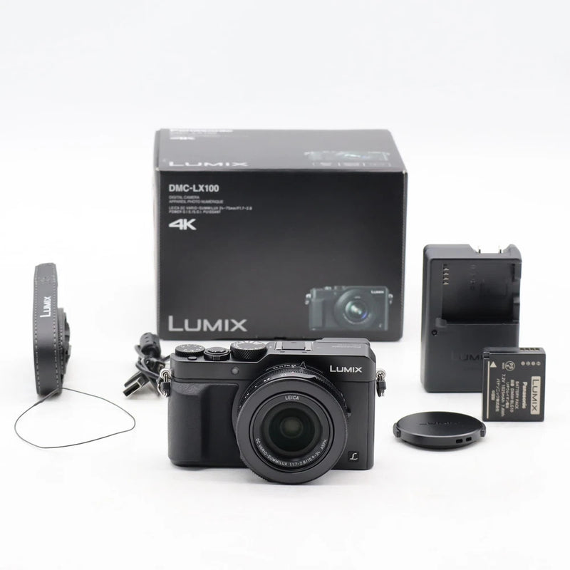 Panasonic Lumix LX100 Compact Digital Camera with 4/3-inch Sensor, 4K Video Supp