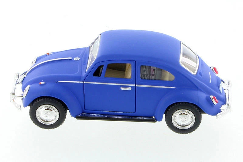 New 5" Kinsmart 1967 VW Volkswagen Beetle Matte Diecast Model Toy 1:32 Blue