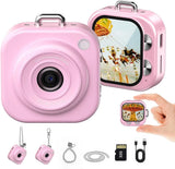 W&O 1080P Mini Digital Camera Keychain Portable Camera Charms with 32GB Card
