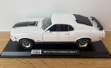 Maisto 1:18 Die-Cast Special Edition 1970 Ford Mustang Mach 1 - White -Model Car