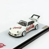 1:64 993 RWB White Wide Body Alloy Diecast Model Tuned Car Collectible
