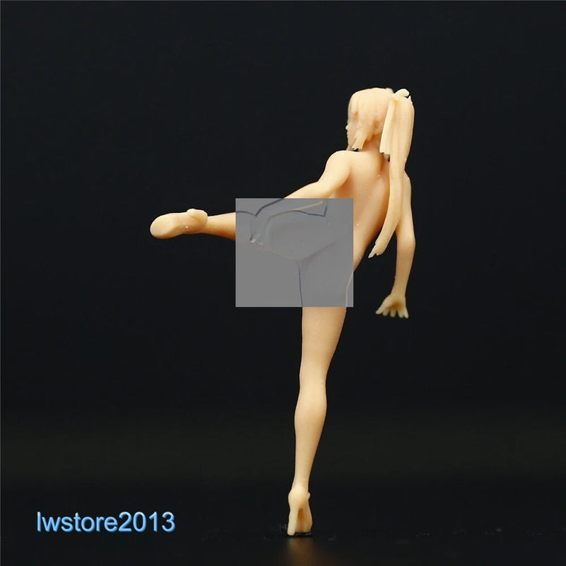 1/64 Sexy Naked Girl Scene Props Miniatures Figures Model For Cars Vehicles Toys
