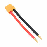 XT90 Female to 4mm Banana Bullet Plug 10AWG 15CM Battery Charging RC Toy FPV UAV