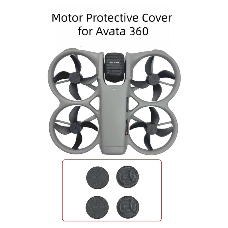 Motor protective cover for AVATA 360, grey four-motor prop guards with caps