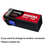 HRB 6S 10000mAh EC5 Lipo Battery 120C 22.2V for RC Drone Quadcopter Truck Car US