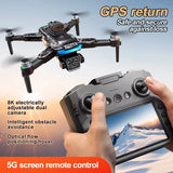 Dual-Camera 5G Drone Aerial 8K HD WIFI GPS Brushless Motor Obstacle Avoidance RC