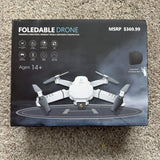 Foldable Drone E88 Dual Cameras 8K Ultra Pro- Black