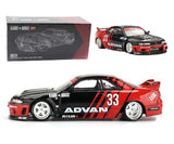 Kaido House 1:64 Nissan Skyline GT-R (R33) Kaido Works ADVAN Model KHMG191-2C