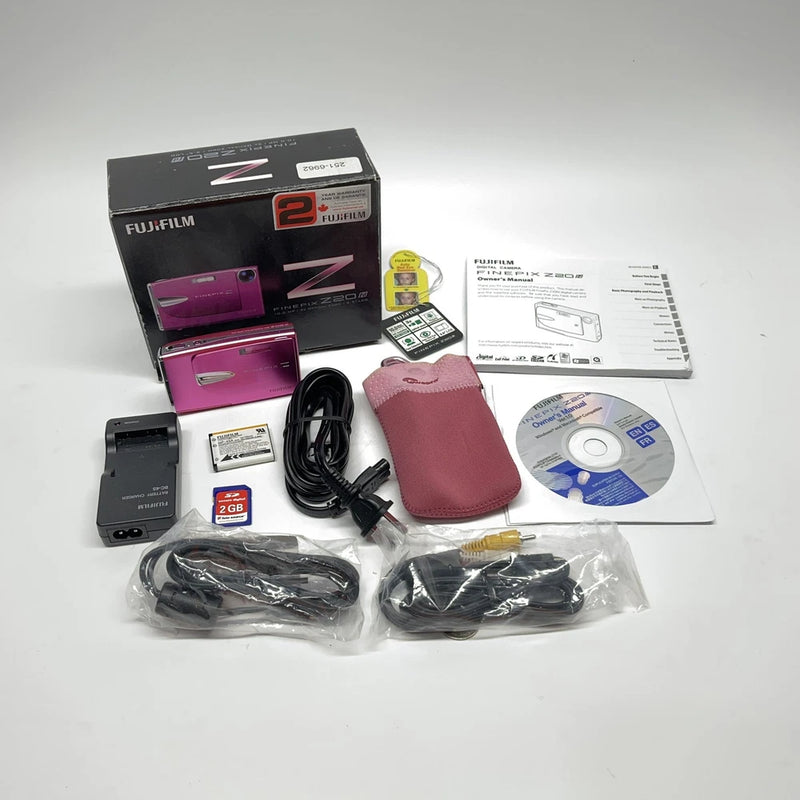 FujiFilm FinePix Z20 Pink Digital Camera - 10.0 MP 3x Zoom