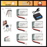 400mAh 3.7V Lipo Battery with Molex Plug for RC Planes, Drones & Quads (5PCS)