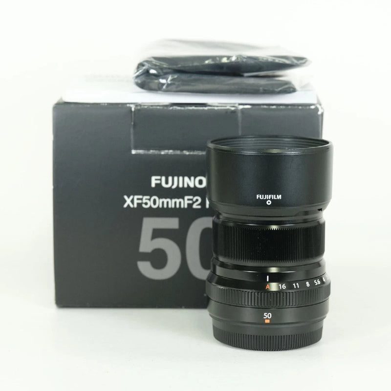 Fujifilm XF 50mm F2 R WR Black Compact Fast Auto Focus Camera Lens