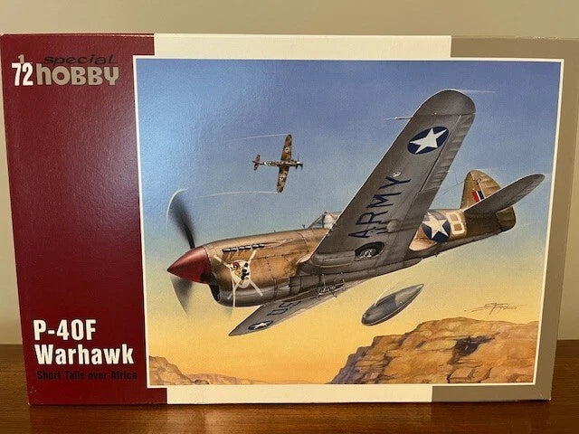 Rare Special Hobby P-40F Warhawk model aircraft kit box, factory sealed