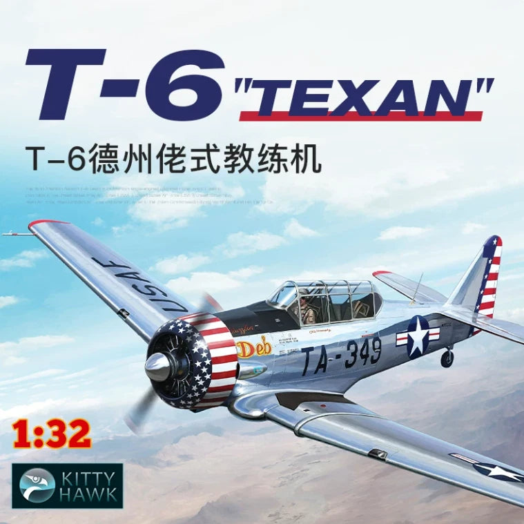 Kitty Hawk 32001 1/32 T-6 Texan" New Assembly model