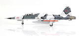 1:72 US Navy F-5F fighter jet model, gray fuselage with tiger-stripe and red accents