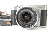 Fujifilm X-A5 Mirrorless Digital Camera Silver XC 15-45mm Lens Kit [MINT] #1975