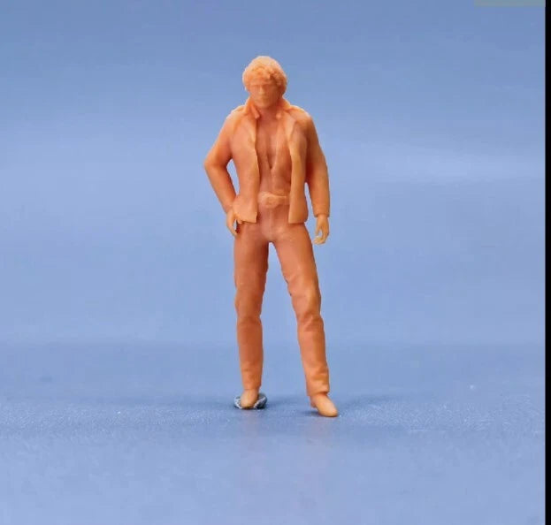 1:64 Knight Rider Michael Wright Scene Miniature Figure Model For Car Vehicles