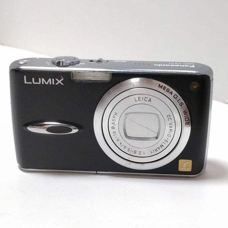 Excellent  Panasonic Lumix DMC-FX7  Black compact camera tested & works
