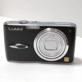 Excellent  Panasonic Lumix DMC-FX7  Black compact camera tested & works