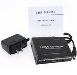 HDMI Video Converter With Optical SPDIF L/R Audio Extractor Splitter 2CH 5.1CH