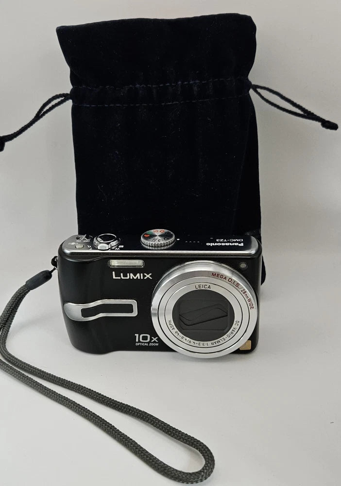 Panasonic Lumix DMC-TZ3 Compact Digital Camera Tested & Working with Bag